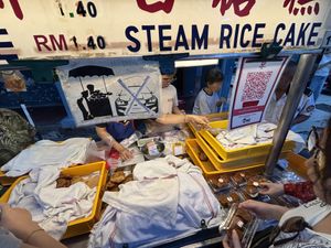   at Pan Cake and Steam Rice Cake Stall in Penang