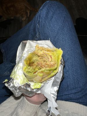 Veg kebab  at Rollzzy in Vancouver