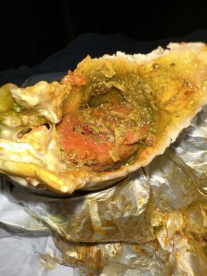 Soya chaap roll  at Rollzzy in Vancouver