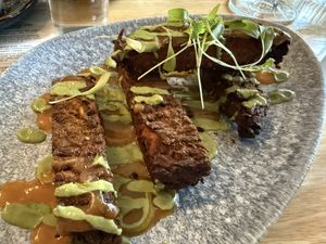Onion bhajee   at Lilypad in Harrogate