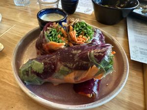 Summer roll  at Lilypad in Harrogate