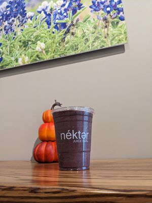 Popeye's Acai smoothie comes vegan as-is at Nekter Juice Bar in Reno