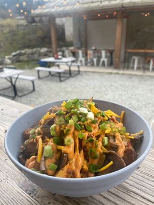 Scram-bowl at Ox Eats Grass in Salt Spring Island