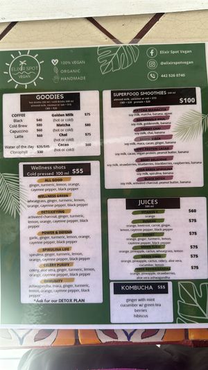 Wellness shots   at Elixir Spot - Centro - temporarily closed in Puerto Vallarta