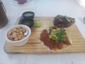 Loved adding the beans, guac and spicey sauce. at Elixir Spot - Centro - temporarily closed in Puerto Vallarta