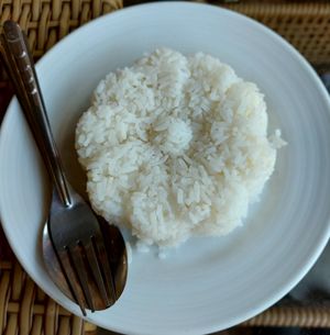 Pandan rice at Siam Kitchen in Koh Chang