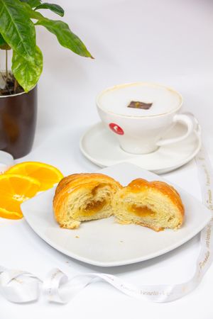 Vegan croissant at Pasticceria Dolce Paradiso in Venice