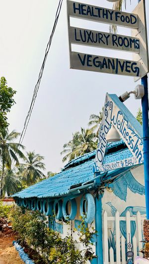 Entrance at Omkar Wellness Inn in Arambol