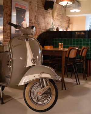 All- secondhand, vintage furniture. at Faire Tapas & Wine in Barcelona