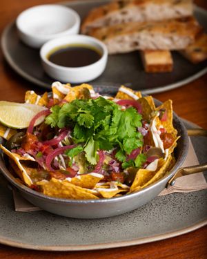 Guacamole dip at Faire Tapas & Wine in Barcelona
