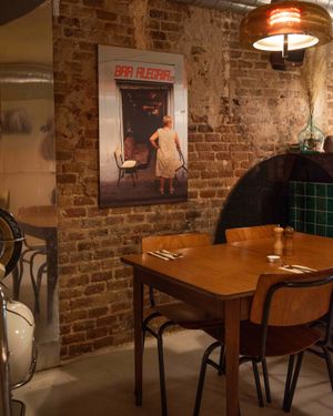 All vintage and second- hand furniture at Faire Tapas & Wine in Barcelona