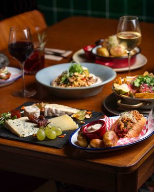 Many vegan Tapas options! at Faire Tapas & Wine in Barcelona