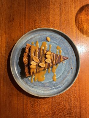 Chocolate cake  at Faire Tapas & Wine in Barcelona