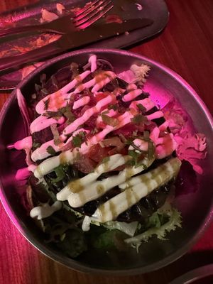 Roasted avocadoo  at Faire Tapas & Wine in Barcelona