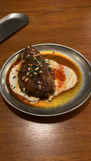 Miso Egg Plant  at Faire Tapas & Wine in Barcelona