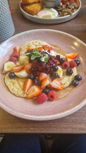 Pancakes at Brunch & Brew in Tenterden