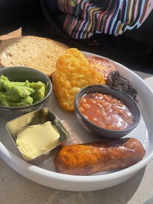 Vegan breakfastt  at Brunch & Brew in Tenterden