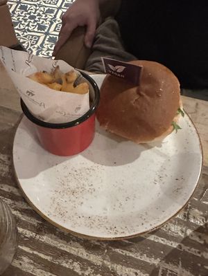 Vegan burger   at Revolución de Cuba  in Belfast