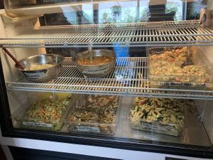 Sides:salads, hummus, etc.  at Black Market Meats in Lakewood