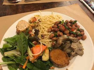 Buffet at Terra Restaurante Natural in Lisbon