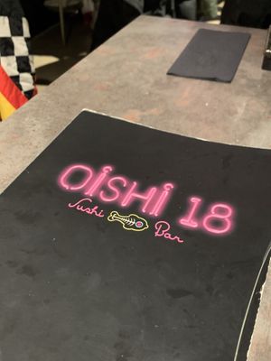 Menu  at Oishi 18 Katajanokka in Helsinki