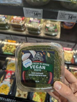Vegan pesto at Farm Boy in Toronto