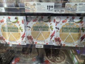 Vegan pizza at Farm Boy in Toronto