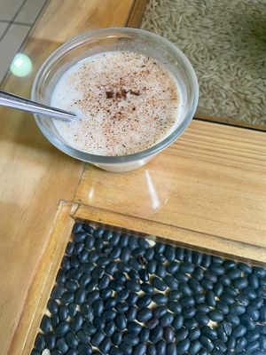 Dessert. Sweet quinoa at Reencuentro con la Naturaleza in La Paz