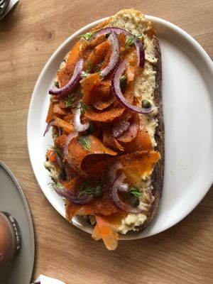 Their signature dish. tis very good! at superplanty in Zagreb