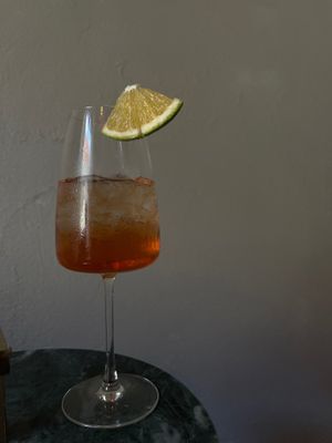 Aperitif Spritz at Aliado Bar & Aperitivo in San Juan