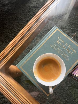 serving 100% puertorican café from Baraka  at Aliado Bar & Aperitivo in San Juan