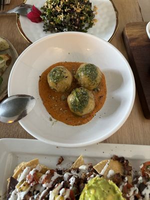 The arancini were spectacular   at Aliado Bar & Aperitivo in San Juan