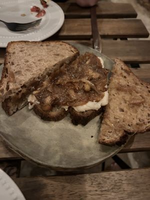 Brie sandwich  at Aliado Bar & Aperitivo in San Juan