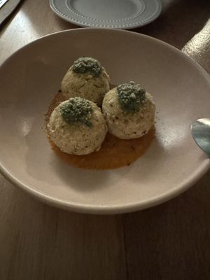 arancini  at Aliado Bar & Aperitivo in San Juan