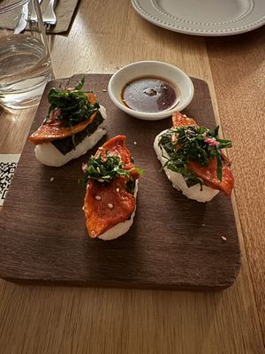 papaya nigiri  at Aliado Bar & Aperitivo in San Juan