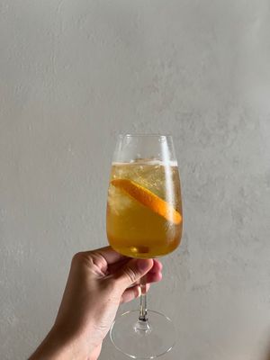 aperitivo spritz at Aliado Bar & Aperitivo in San Juan