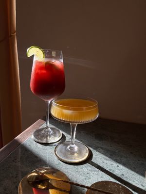 NA Sangría Valencia &
Luz at Aliado Bar & Aperitivo in San Juan