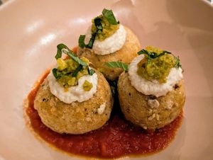 arancini at Aliado Bar & Aperitivo in San Juan