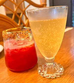 Media Luna and Kombuchaa  at Aliado Bar & Aperitivo in San Juan