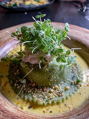 ravioli at Aliado Bar & Aperitivo in San Juan