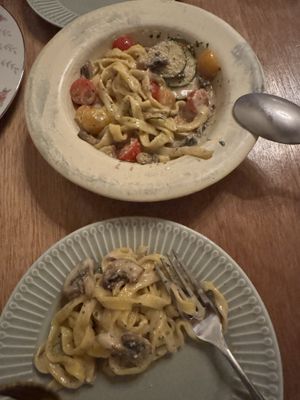 Warming handmade pasta  at Aliado Bar & Aperitivo in San Juan