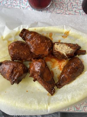 Buffalo drumsticks   at The Diner on Abercorn in Savannah