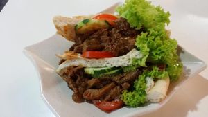 Rendang pita bread at Tin Tin Vegetarian Food - Gurney Plaza in Penang