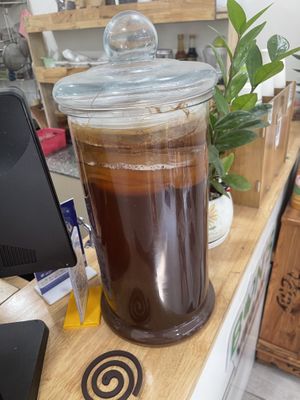 Kombucha brewing   at Bon's Vegan - Chay Thực Dưỡng  in Ho Chi Minh City