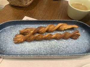 Bread sticks  at Les Amores in Chengdu