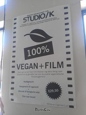 Poster at Studio K in Amsterdam