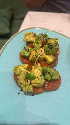 Avocado bruschetta  at Earth Cafe @ BKC in Mumbai