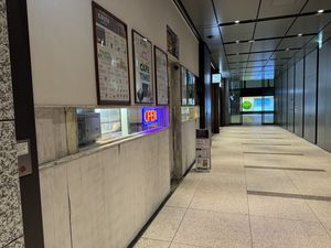 Entrance from inside the building .  at Falafel Brothers - Otemachi in Tokyo