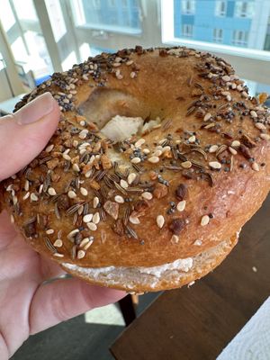 Everything bagel (cc came from Cultured Kindness in PDX)  at Oxbow in Seattle