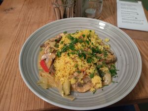 Champignons-Curry at Die Küchenschelle in Rottweil